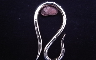 brass　keyhook　丸線